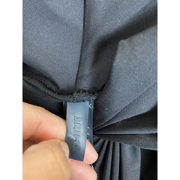 NWT Skims Swim Sarong Maxi Skirt Size XL in Onyx Black - Picture 3 of 6